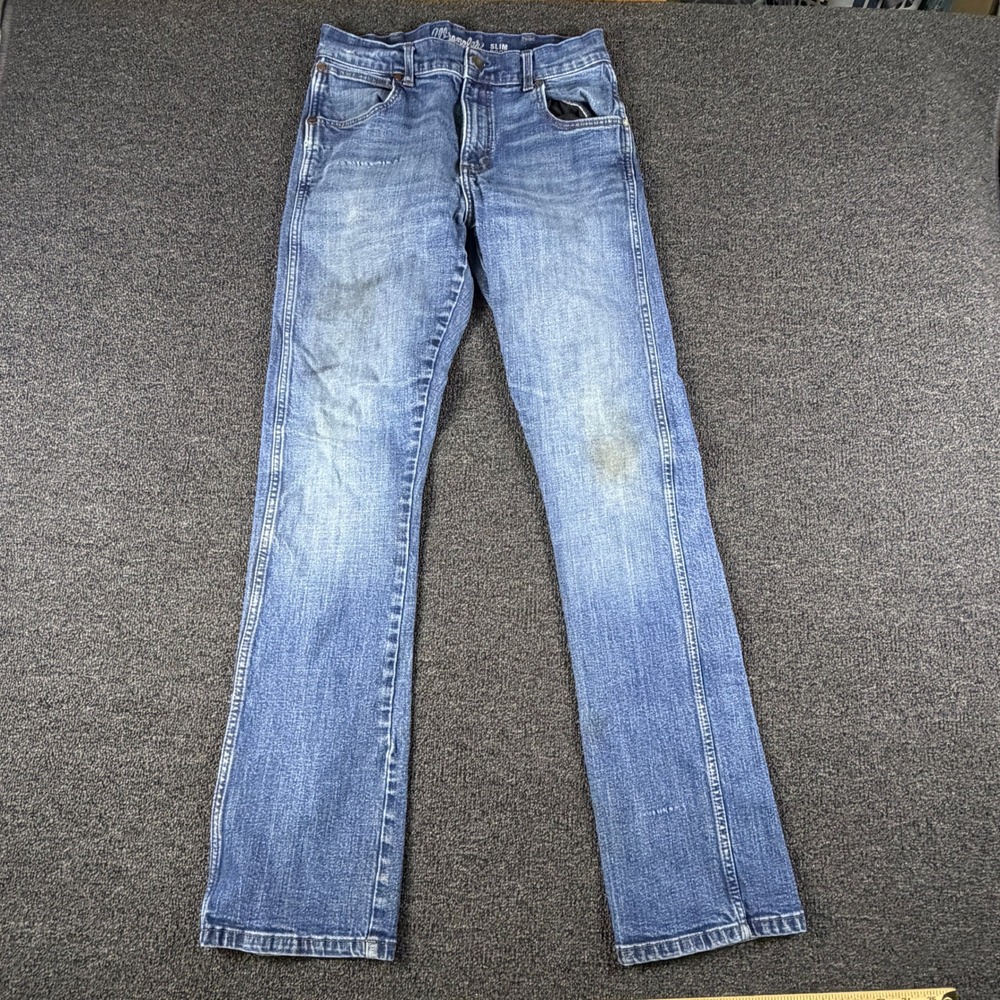 Wrangler Jeans Mens 30x36 (Fits 30x33) Retro Slim Boot Blue Denim WRT20BL EUC